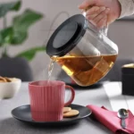قوری شیشه ای بزرگ ایکیا مدل RIKLIG - Image 2
