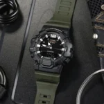 ساعت‌ مچی کاسیو CASIO آنالوگ دیجیتال بند سبز - Image 7