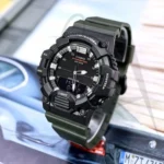 ساعت‌ مچی کاسیو CASIO آنالوگ دیجیتال بند سبز - Image 8