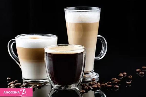 انواع لیوان قهوه اسپرسو، کاپوچینو، لاته