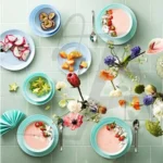 خورشت خوری و پیش دستی فیروزه ای ایکیا مدل BESEGRA - Image 5