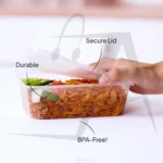 ظرف نگهدارنده مایکروفر درب دار 5 تکه HOTPACK - Image 5