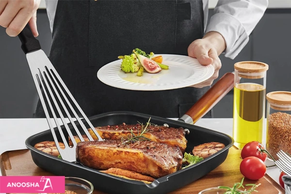 ست کفگیر و ملاقه - کفگیر ماهی