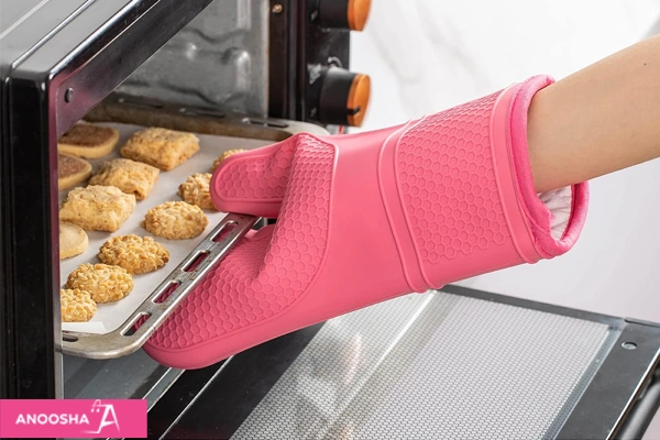 انواع دستگیره آشپزخانه - دستگیره سیلیکونی