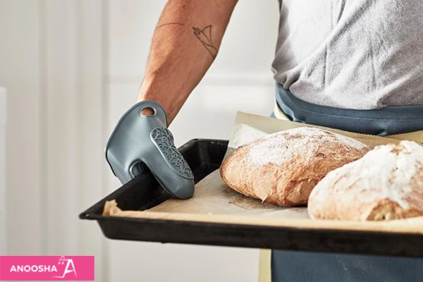 انواع دستگیره آشپزخانه - دستگیره سیلیکونی