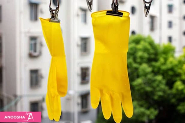 نگهداری از دستکش ظرفشویی
