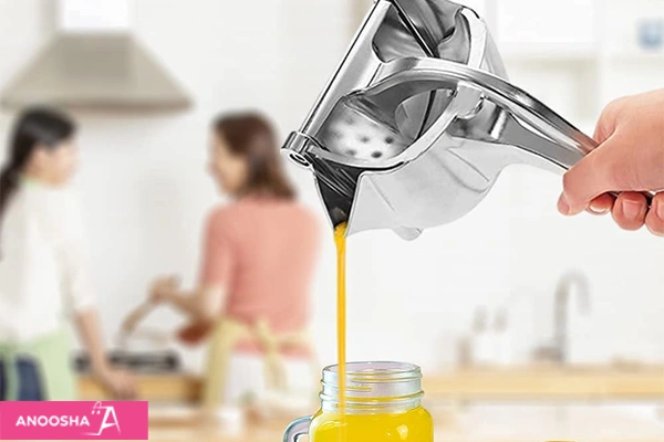 روش گرفتن آب پرتقال - آبمیوه گیری دستی اهرمی