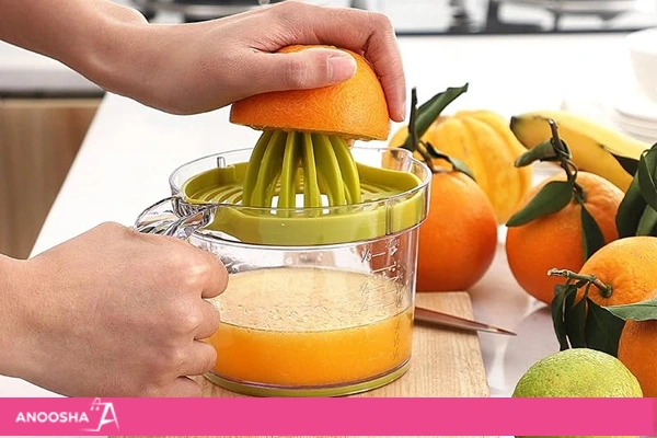 روش گرفتن آب پرتقال - آبمیوه گیری دستی